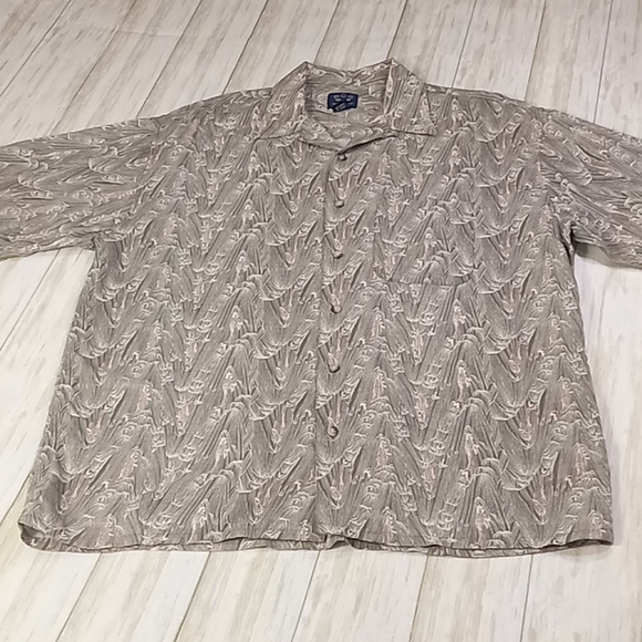 BCS Casual Button Up Shirt Men's Size Medium - Picture 2 of 15